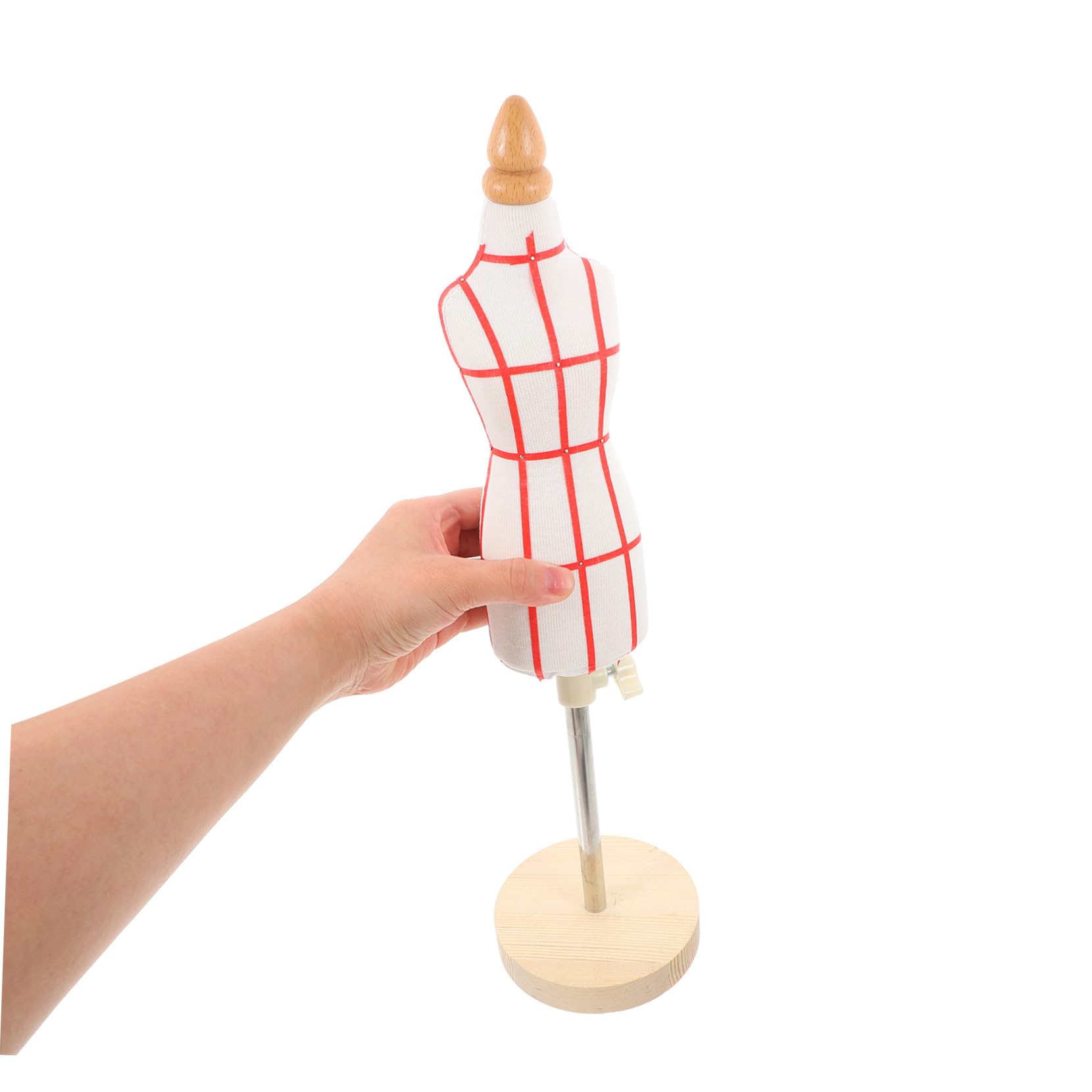 Manichino in miniatura per abiti femminili in scala per realizzare modelli e design di abbigliamento, forma beige per abiti da bambola per sartoria e artigianato