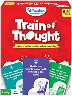 Skillmatics Card Game : Train of Thought | Gifts, Family Connection & Conversation Starters for 6 Year Olds and Up