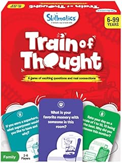 Skillmatics Card Game : Train of Thought | Gifts, Family Connection & Conversation Starters for 6 Year Olds and Up