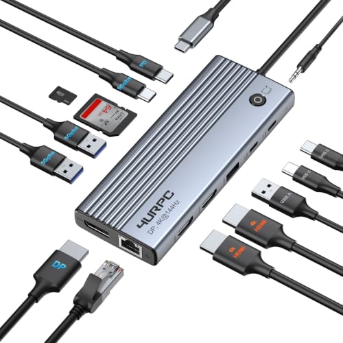 A Brutally Honest Review Of Laptop Docking Station 3 Monitor 4K 14in1 USB C Do