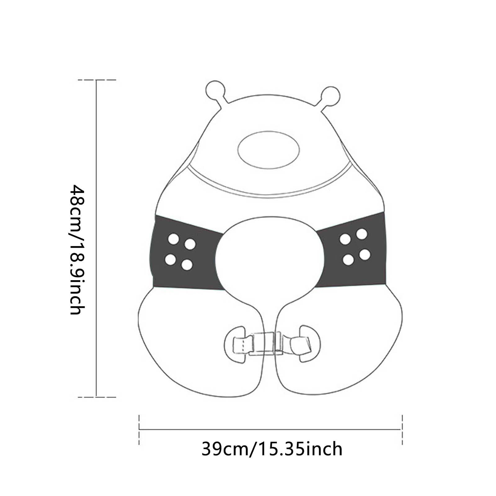 Float Tail Baby-Schwimmring mit Nicht aufblasbarem, festem Baby-Schwimmring, verbessertem, weichem und umweltfreundlichem Material
