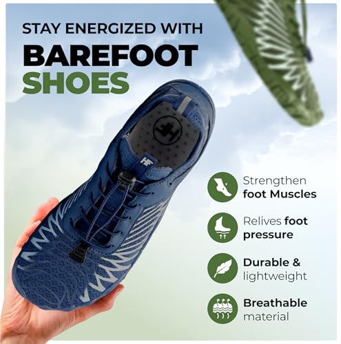 Image of Hike Footwear HF Signature Healthy & Non-Slip Breathable Barefoot Shoesfor Women Men, Wide Toe Flexible, Lightweight Daily Wear Walking Shoes Unisex