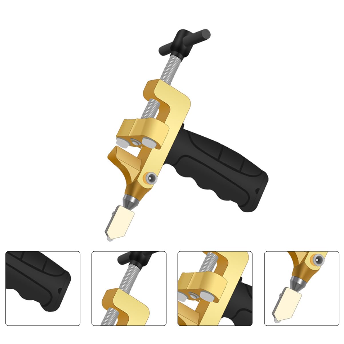 2sets Taglierina Manuale Per Piastrelle Ceramica e Strumento Compatto Con Rulli Di Delimitazione e Accessori Inclusi Utensile Per Ristrutturazioni e Lavori Fai Te