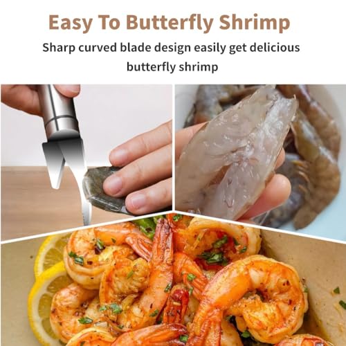 ADORAMBLING Shrimp Deveiner and Peeler Set