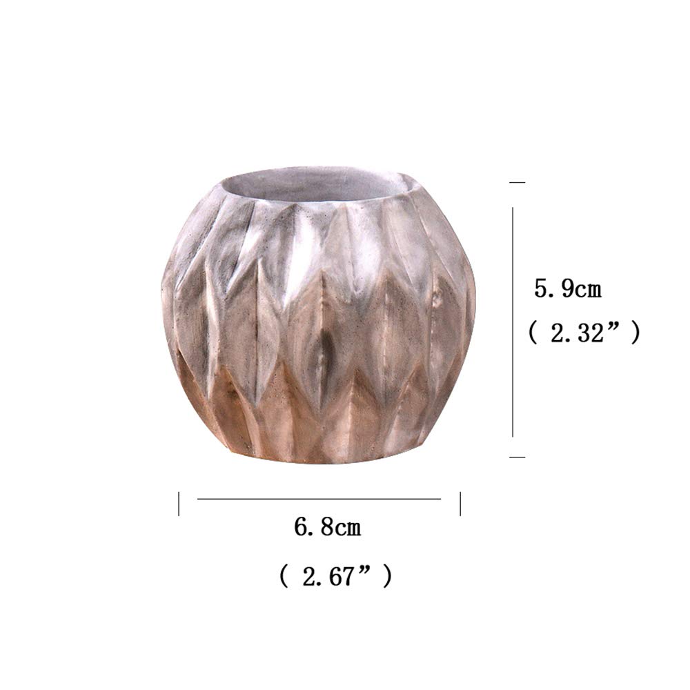 Nicole Flower Pot Molds Cement Planter DIY Decoration Tools