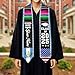 Guatemalan Graduation Sash, Guatemala Graduation Stole Custom, Guatemalan American Flag Graduation Sash 2025 10
