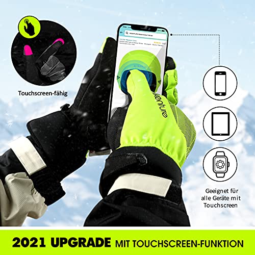 Langlaufhandschuhe HIKENTURE Winterhandschuhe wasserdicht und winddicht