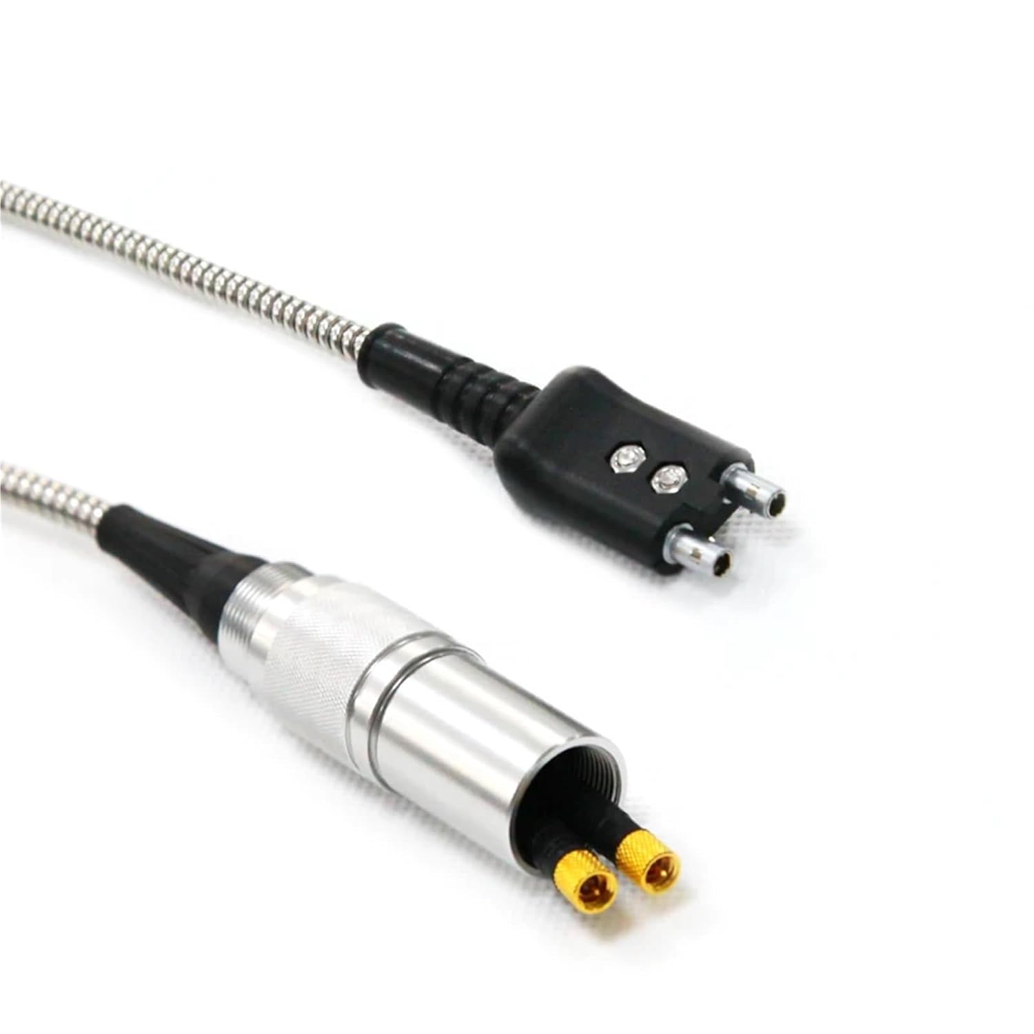 NDT UT Probe Cables Dual Microdot Ultrasonic High Temperature Armored Cable for Olympus 38DL and General Ultrasonic Equipment(General Cable)