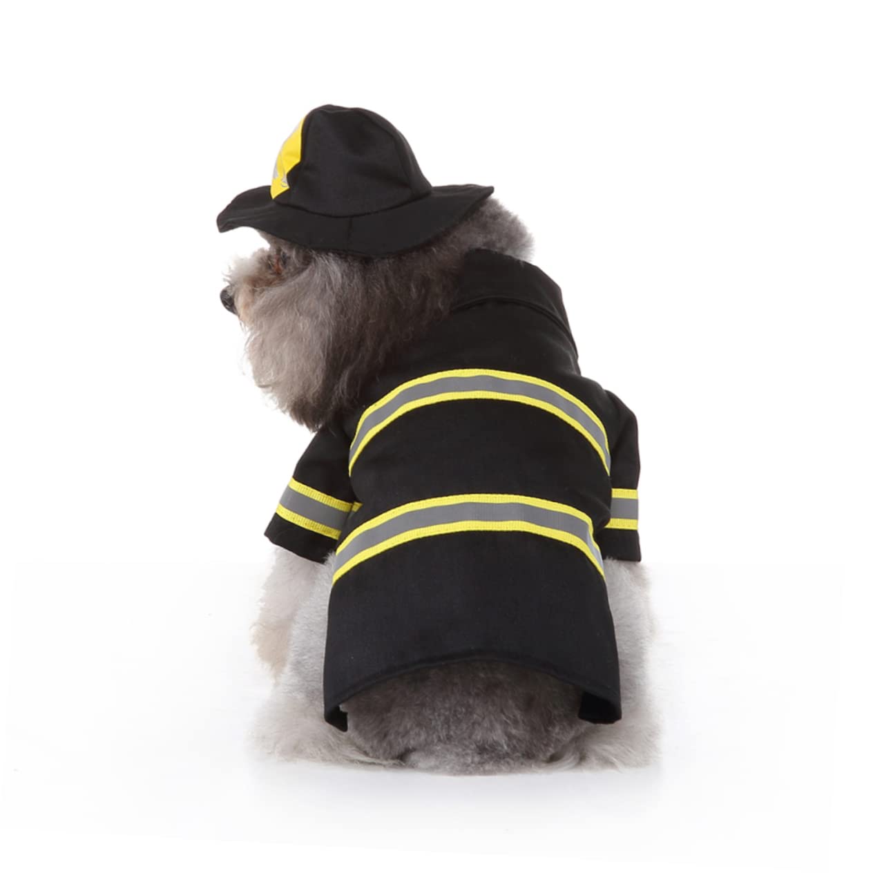 BESPORTBLE 3 Set Di Abbigliamento Per Animali Domestici Uniforme Da Pompiere Costume Da Festa Comodo Per Gatti Cani Cuccioli