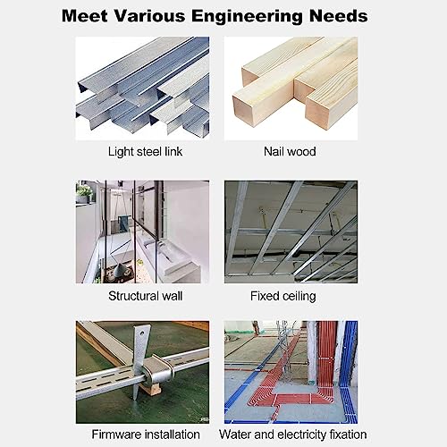 YIWENG Ferramenta de fixação de pregos na parede,Ferramenta de fixação da parede do prego Pistola de