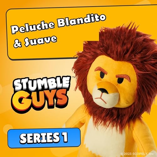 Bizak Stumble Guys Leonidas Plush Toy, 30 cm, Soft and Cuddly Toy - Image 2