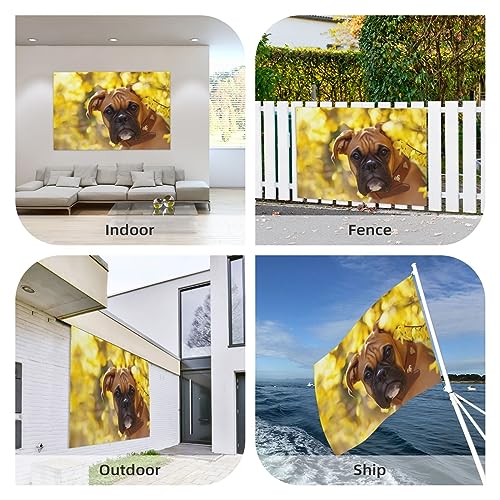 Impression double face drapeau rigolo pour décoration de jardin 1,2m