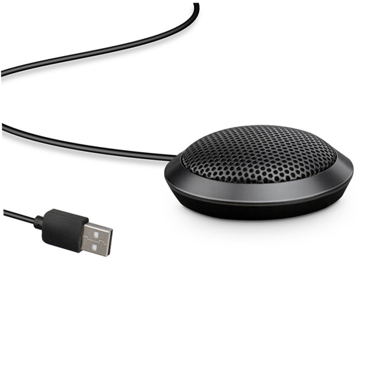 HOLIDYOYO USB Microphone for Gaming Desktop Mic Sound Noise Reduction Compact Design Easy to Use Stable Slip Mat for Speech and Recording