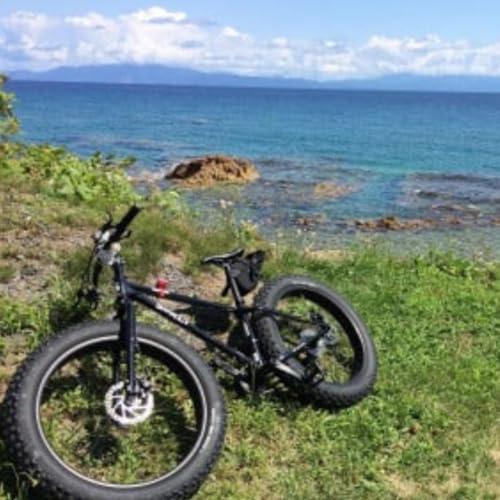 奥尻島 Eバイク1日乗り放題 1名様分(温泉チケット付) 北海道 奥尻町