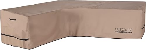 ULTCOVER Funda impermeable para sofá de patio en forma de L, orientada a la izquierda, para muebles modulares de 6 plazas, 85 pulgadas de ancho
