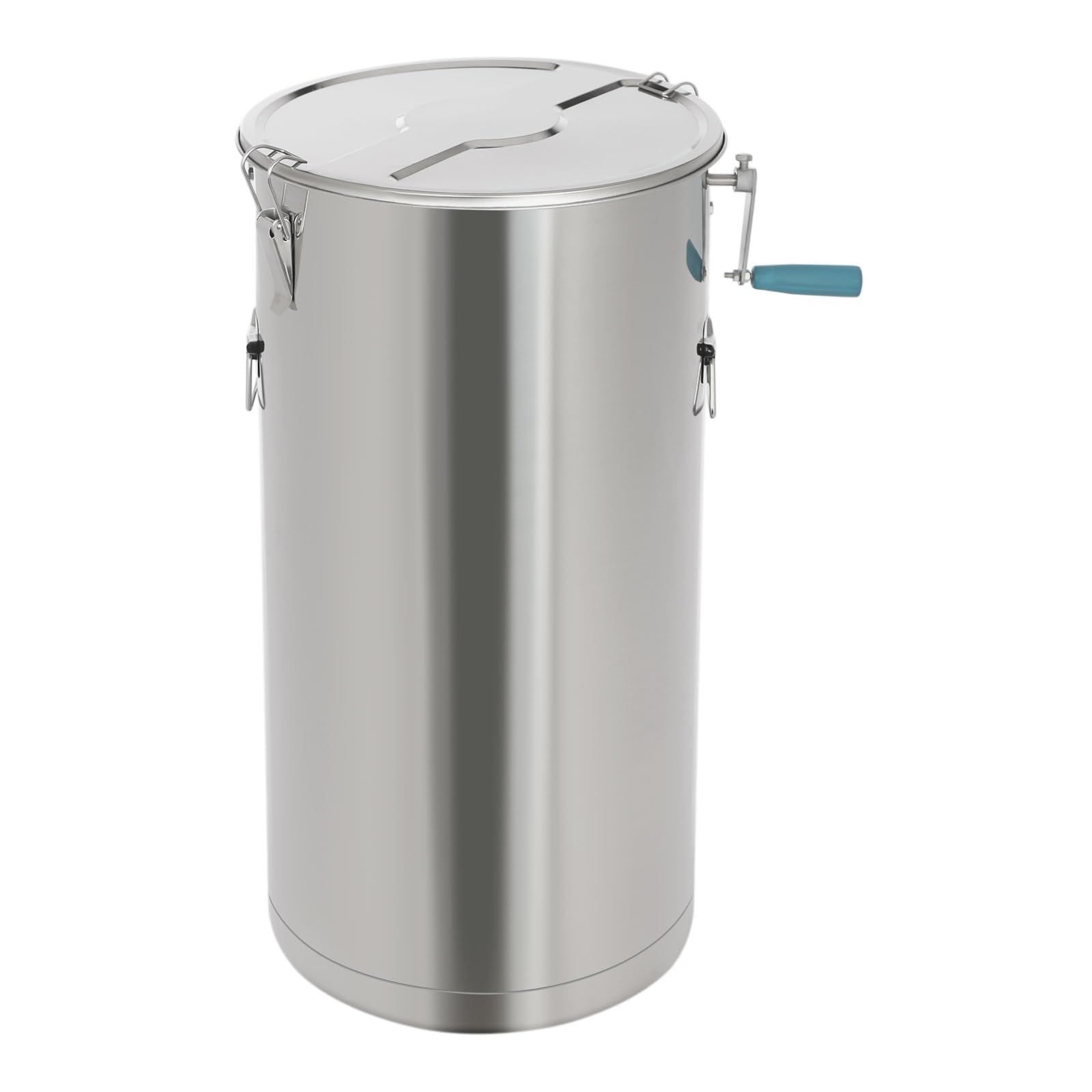 Fionda manuale a nido d'ape 2 fionda miele a nido d'ape con scarico del miele, estrattore di miele in acciaio inox estrattore di miele con coperchio, manuale estrattore di miele apicoltori accessori