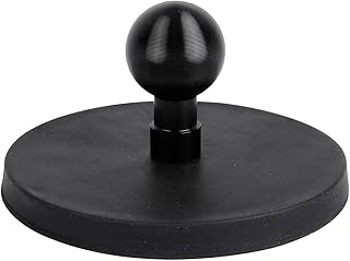 【88LBS Strong Magnet】88mm(3.5”) Diameter Round Magnet Mount Base with 1-Inch Ball for iPad Phone holder Action camer, Compatible with RAM B Size Arm for Refrigerator,Forklift,Car, ATV, Metal surface