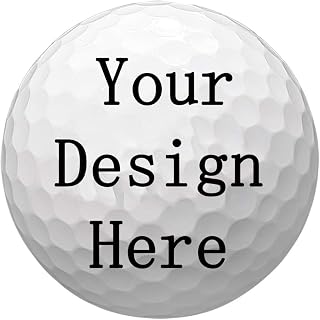 Custom Golf Balls With Your Image/Text - Personalized Golf Balls - Custom Golf Accessories - Cusomized Golf Balls For Men - Logo Golf Balls - Golf Gifts For Men And Women