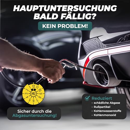 MARTIN STRAUSS® Euro 6 in 1 Reiniger. Kur des Diesel-Abgassystems: AGR, Turbo, Kat, DPF, Lambda, Brennraum. 1 Liter, 3x Dosierungen