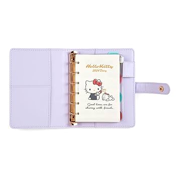 【新品未使用】ハローキティ　ジャングルキティ　システム手帳カバー　ハイビスカス 新品未使用】ハローキティ ジャングルキティ システム手帳カバー