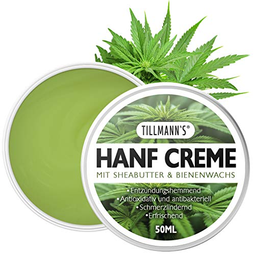 Preisvergleich Produktbild Hanfsalbe gegen Schmerzen und Hautirritationen, 50ML Hanfcreme von Tillmann´s