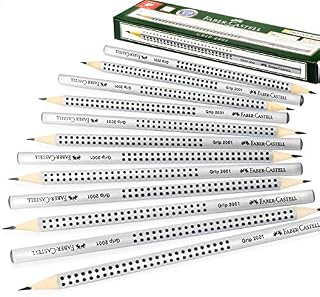 Faber-Castell Grip 2001 Triangular Graphite Pencils - B - Pack of 12