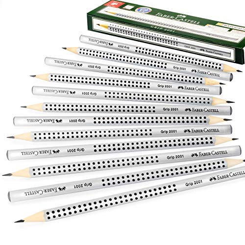 Crayons triangulaires Faber-Castell Grip 2001 B par 12 pour vos notes