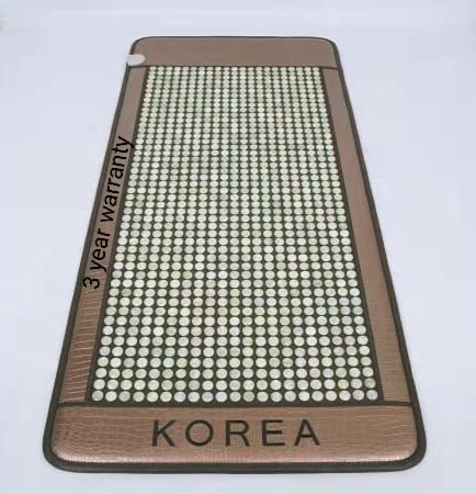 CERA GLOBAL Korean Thermal Therapy Natural Jade Stone Heating Care Mattress (Multicolour)