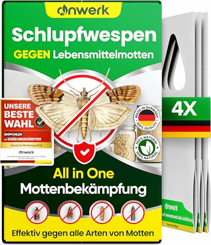 anwerk® Schlupfwespen gegen Lebensmittelmotten...