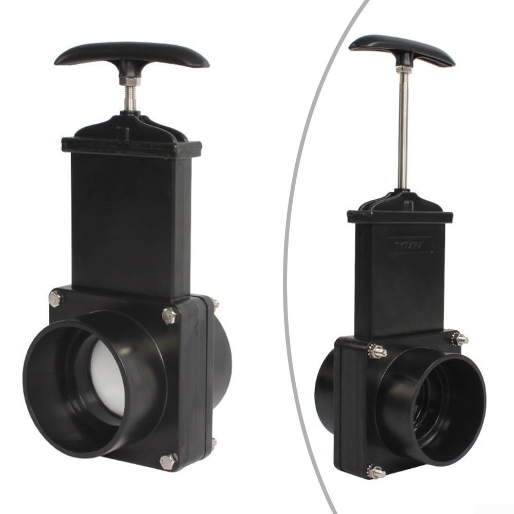 Efficiente valvola di scarico dell'acqua pulita per modifiche RV Funzionamento rapido per manutenzione (63mm)
