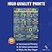 English Grammar Posters for Classroom - 4 English Language Educational Posters. Punctuation, Parts of Speech and Grammar Mistakes. Each poster is 11x17. Made in USA with a Dry-Erase UV Gloss Laminate