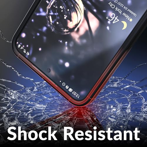 Image of Crave Compatible with Samsung Galaxy S25 FE Case, Shockproof Protection Dual Layer Case for Samsung Galaxy S25 FE (6.7 inch) - Black