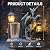 IDEA SHOW Solar Dragon Decor Tree Hugger Statue | Outdoor Garden Statue with LED Light for Yard, Patio, Balcony | Fantasy Dragon Figurine for Trees, Walls, Fences | Unique Gift for Women, Men & Mom