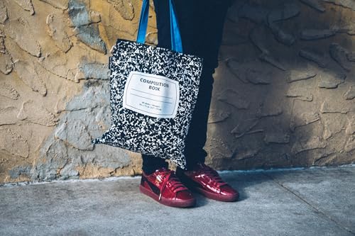 Out of Print Composition Notebook Tote Bag with Inner Pocket - Gift for Book Lovers and Teachers4