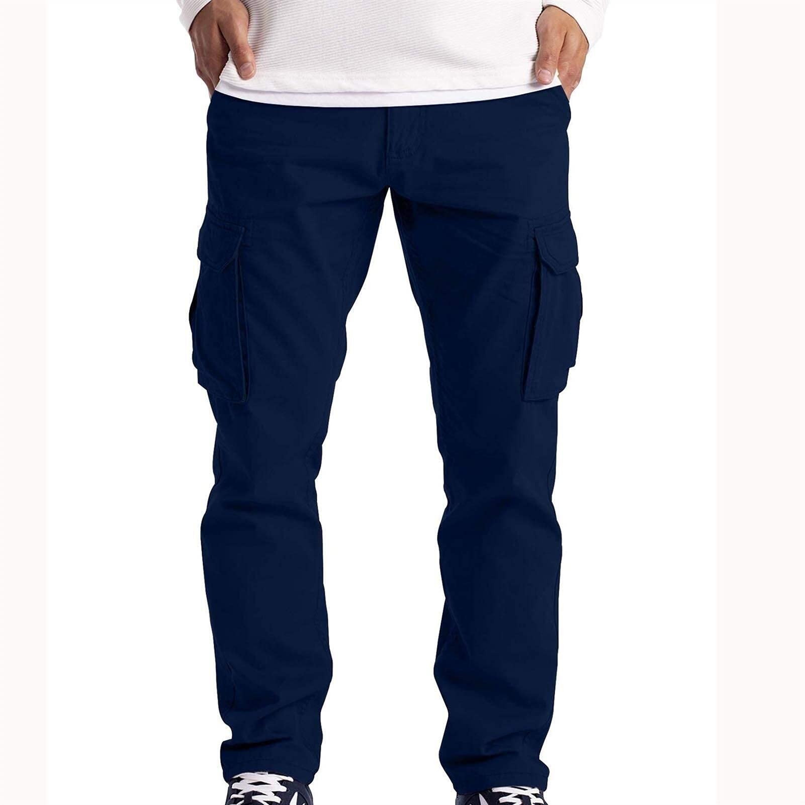 Jogginghose Herren, Cargohose Lange Regular Fit Hose Cargo Jogging Pants, Hip Hop Jogger Cargo Pants Techwear Hosen Baggy Streetwear Punk Hose freizeithose