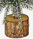 Flair Flower Kunsttanne Mini-Christbaum 30 cm Weiß, Kunstschnee, Stand, Winter, Weihnachten