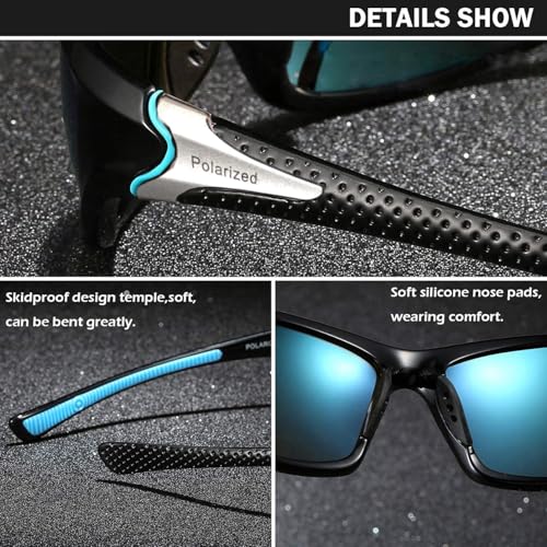 Perfectmiaoxuan-Polarized-sunglasses-for-menwomenHD-pilot-lenses-light-frame-Golfdrivingfishingtravel-Eyewear - Izzgadgets.com