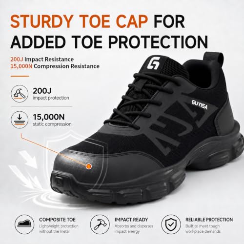 Image of Work Shoes for Men Lightweight Safety Shoes Men