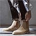 Men's Chelsea Boots Comfortable Suede Dress Boots Men's Non-Slip Fashionable Ankle Boots Casual (Color : Beige, Size : 10)