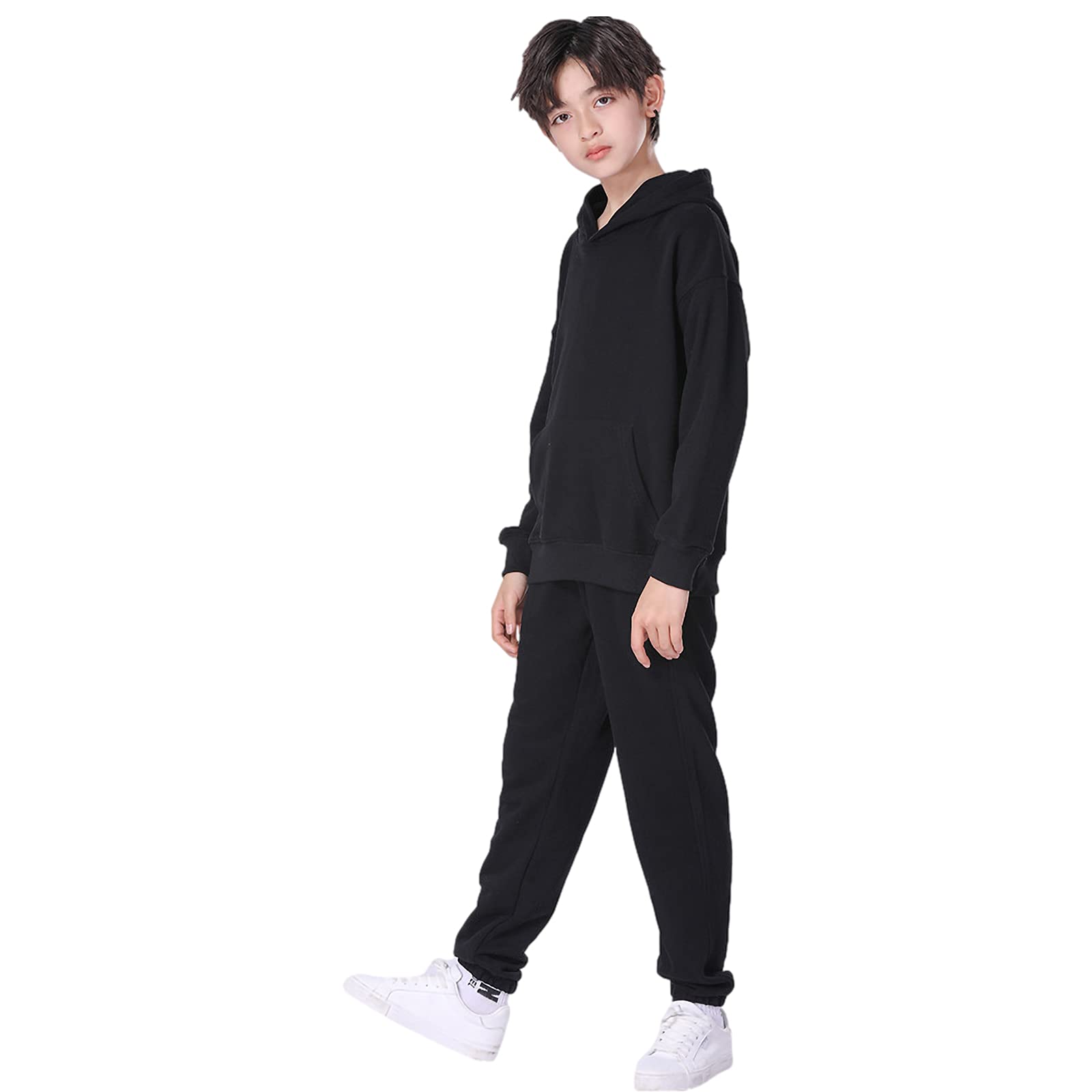 amropi Enfants Garçon Survêtement Ensemble Pantalon et Haut Sweat à Capuche Vêtements Set pour 3-12 Ans