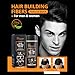 DISAAR BEAUTY Protein Fiber Thickening Hair Building Fibers Natural Black for Men and Women Keratin Fiber 22g / 0.78oz