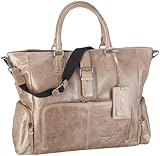 Sansibar Bentu B-002 BU 37 Damen Reisetaschen, Beige (taupe), 49x16x36 cm (B x H x T)