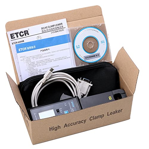Clamp Ammeter, DC/AC Clamp Leakage Current Meter 0mA~60.0A Online AC Current Measuring Meter Automotive Leakage Current Clamp Meter ETCR6000B miniatura 5