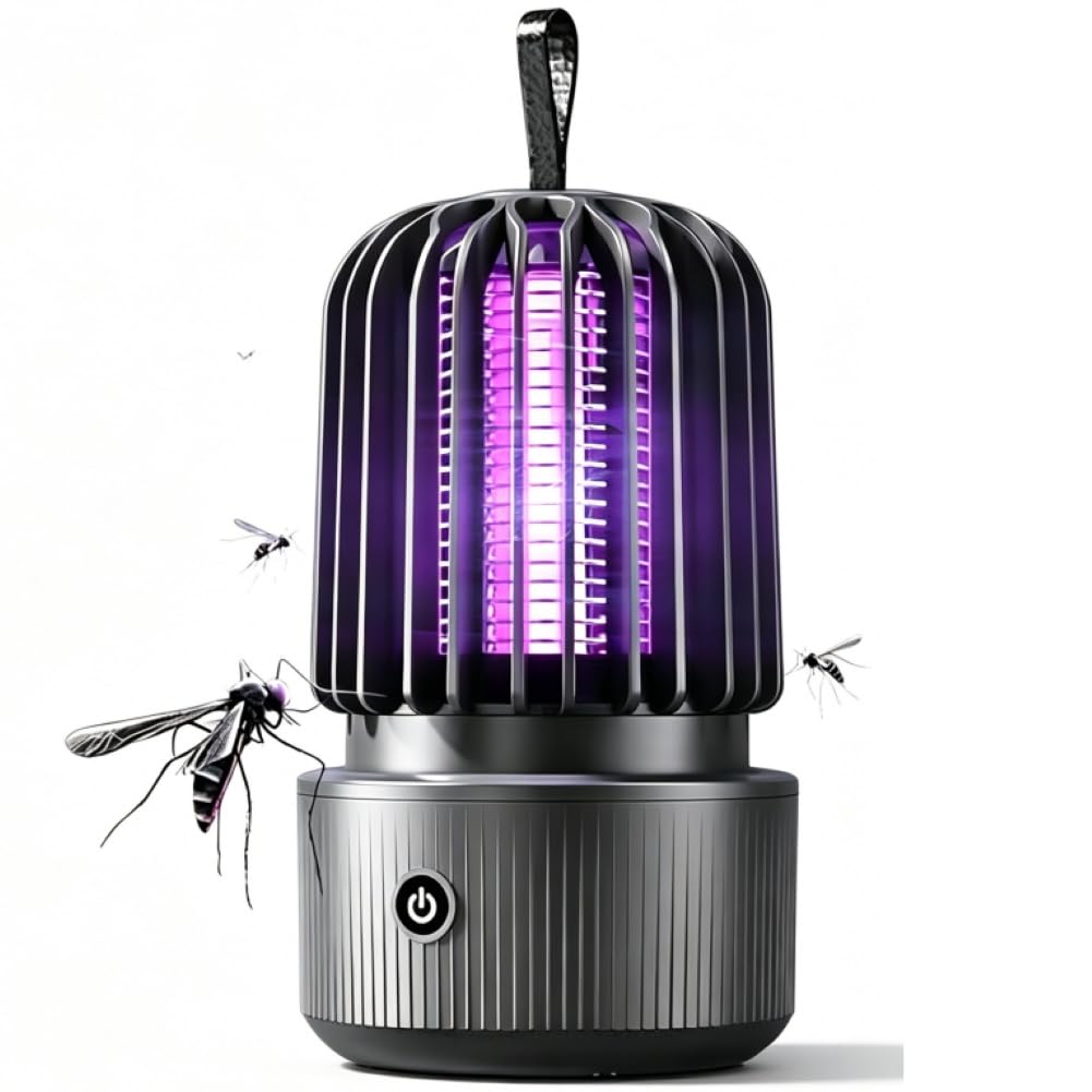 Fly Zapper, Fly Killer Electric, Rechargeable Bug Zapper, Mosquito Zapper, 2-in-1: UV Mosquito Light + Night Light Mosquito Killer, Insect Killer for the Home, Camping, Bedroom โ image 1