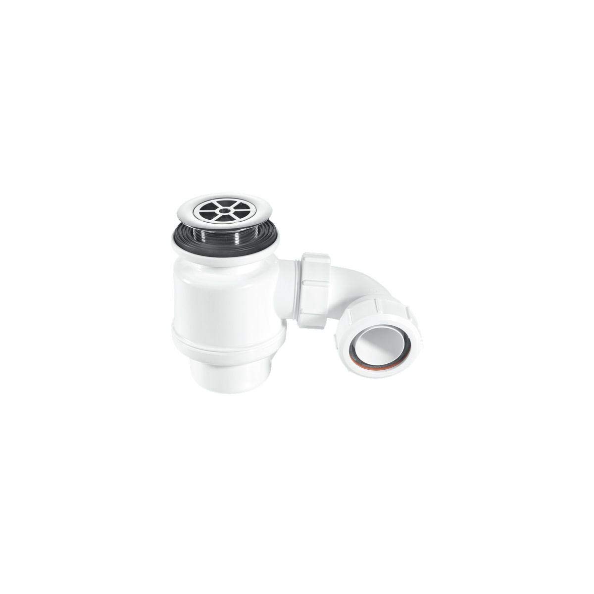 McAlpine 1�" 50mm Seal Resealing Shower Trap - 70mm CP Brass STW4-RB