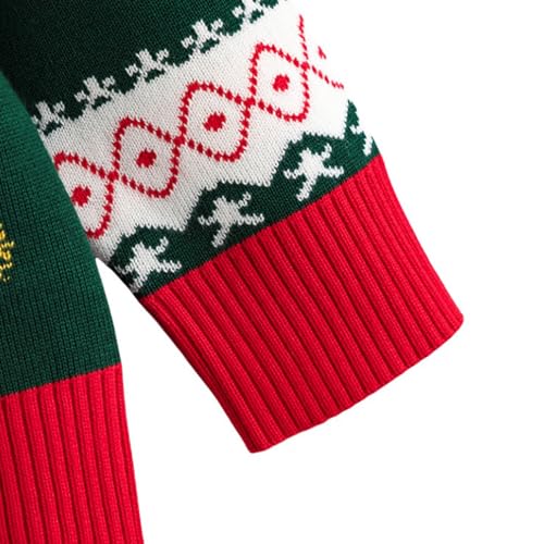 Image of Ugly Christmas Sweater for Girls Funny Xmas Knit Pullover Shirts Kids Child Holiday Jumper Tops Outfit 2-14 Years
