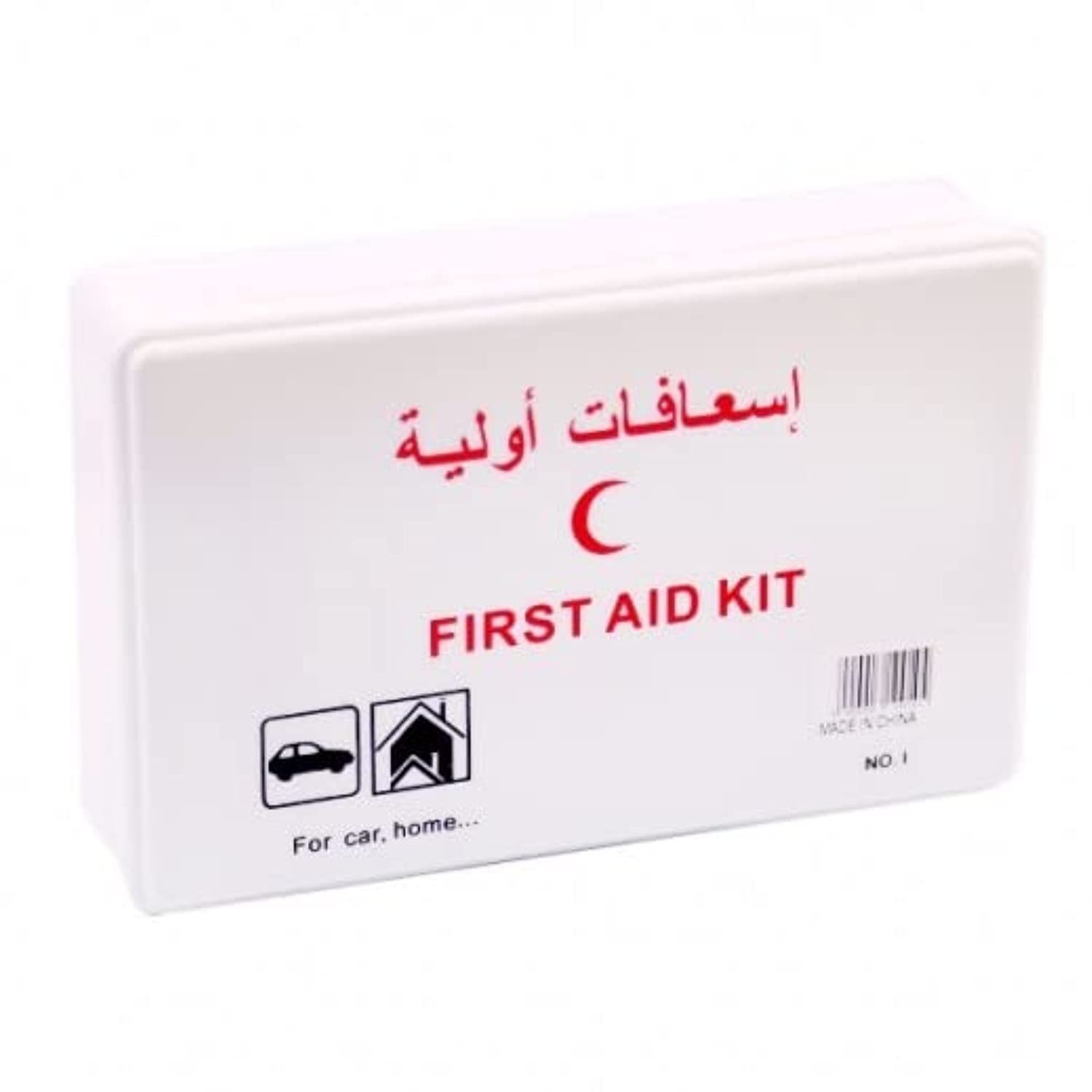 Portable Emergency First Aid Kit Set(42-Piece) for Travel Home & Car - White