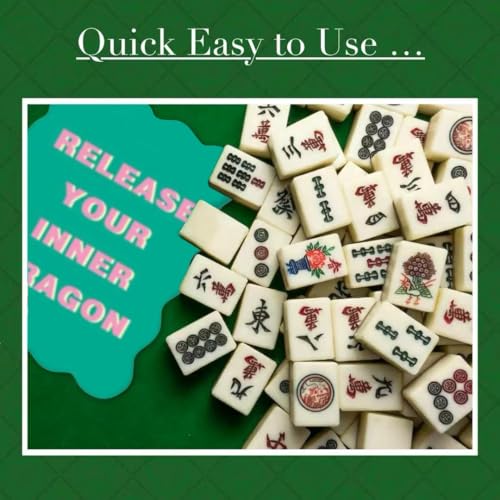 4 Cartas Mezcladoras Color Mahjong con Accesorios miniatura 3