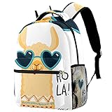 Der Rucksack mit beidseitigen Seitentaschen ist stilvoll und geräumig und für alle Altersgruppen geeignet. Kann für Jungen, Mädchen, Männer, Frauen, Kinder verwendet werden.