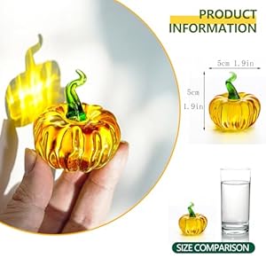 Small Glass Pumpkin Decor Figurine Autumn Fall Pumpkin Decor Glass Fruits Decorations for Home Kitchen Mini Crystal Miniature Pumpkin for Thanksgiving Table Decor Small Glass Pumpkin Decor Figurine Autumn Fall Pumpkin Decor Glass Fruits Decorations for Home Kitchen Mini Crystal Miniature Pumpkin for Thanksgiving Table Decor